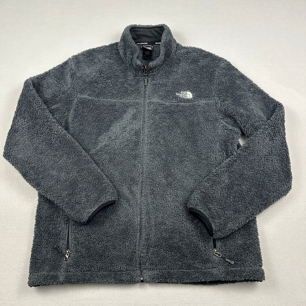 The North Face Jacket Men XL Gray Full Zip Gorpcore Hiking Pockets Logo *